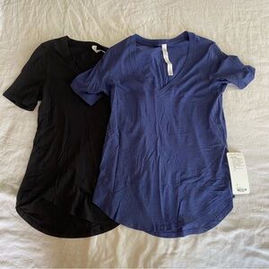 Lululemon Love Tee III Black and Blue